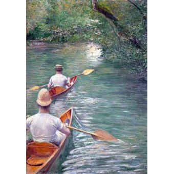 cuadros de paisajes - Cuadro -The Canoes, 1878-
