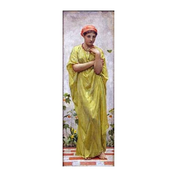 cuadros de retrato - Cuadro -The Green Butterfly-