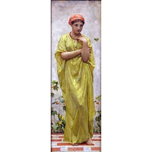 Cuadro -The Green Butterfly-, Albert Joseph Moore
