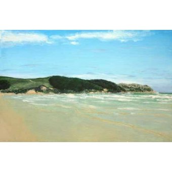 cuadros de marinas - Cuadro -Playa Cantabria-