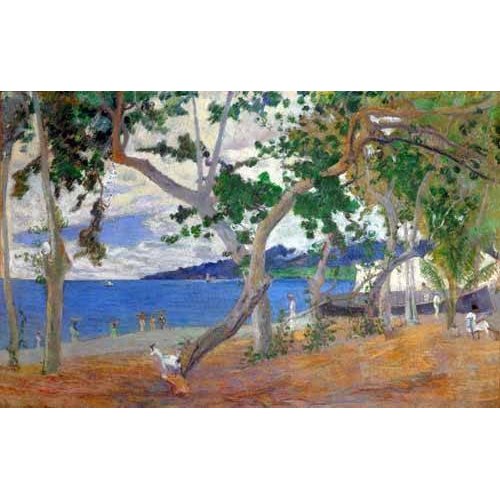 Cuadro -Sea shore, 1887-, Paul Gauguin