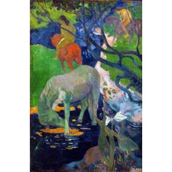 cuadros de paisajes - Cuadro -Caballo Blanco, 1898-