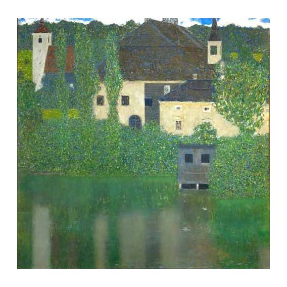 cuadros de paisajes - Cuadro -Schloss Unterach am Attersee-