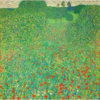 cuadros de paisajes - Cuadro -A field of poppies-