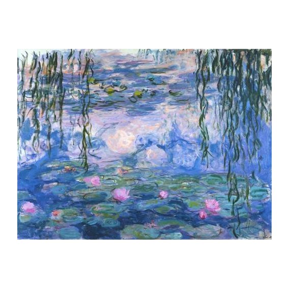 cuadros de paisajes - Cuadro -Waterlilies, 1916-19-