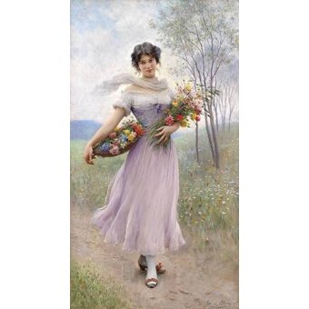 cuadros de retrato - Cuadro -Spring Flowers-