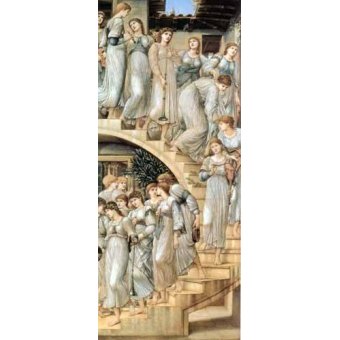 cuadros de retrato - Cuadro -The Golden Stairs-