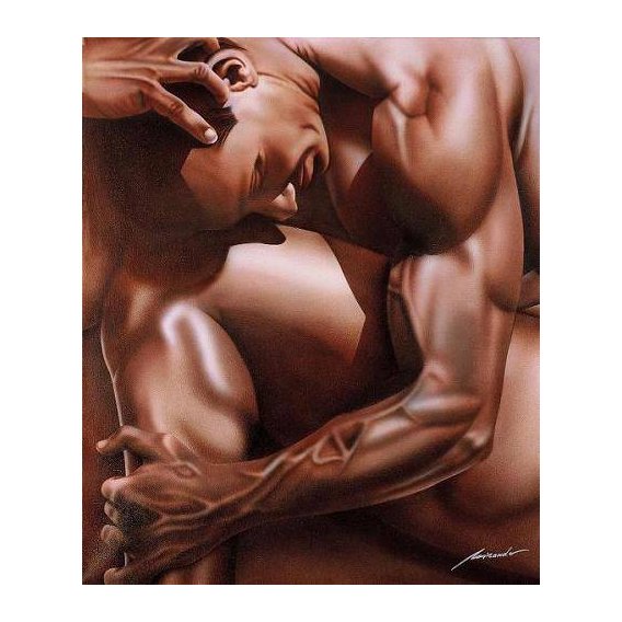 cuadros de desnudos - Cuadro -HOMBRE TORTURADO-