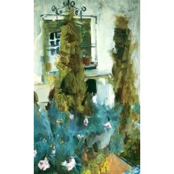 cuadros de paisajes - Cuadro -Jardin de la casa del artista (IX)-