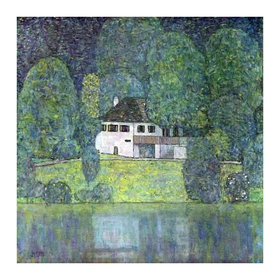 cuadros de paisajes - Cuadro -Litzlbergerkeller am Attersee-
