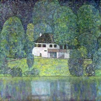 cuadros de paisajes - Cuadro -Litzlbergerkeller am Attersee-