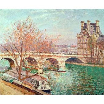 cuadros de paisajes - Cuadro -Landscape at Pontoise, 1877-