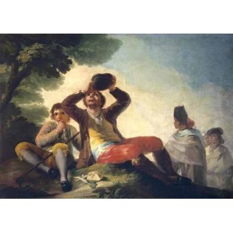 cuadros de retrato - Cuadro -El bebedor, 1777-