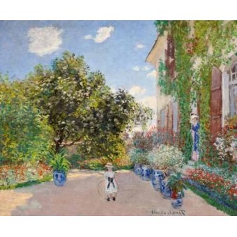 Cuadro -La casa de Monet en Argenteuil, 1873-, Claude Monet