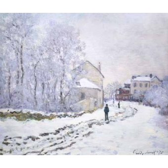 cuadros de paisajes - Cuadro -Nevada en Argenteuil, 1875-