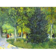 cuadros de paisajes - Cuadro -Path in the park, 1888-