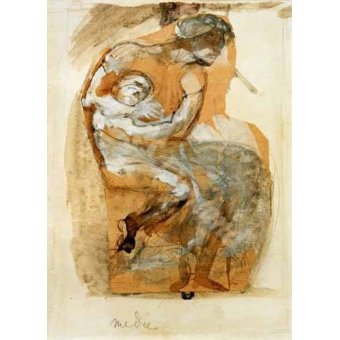 cuadros de retrato - Cuadro -Medea-
