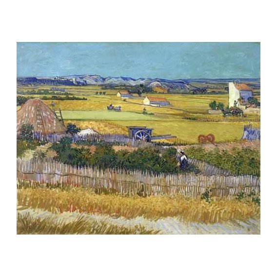 cuadros de paisajes - Cuadro -The harvest, 1888-
