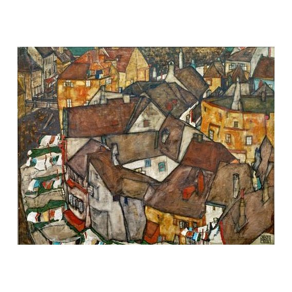 cuadros de paisajes - Cuadro -A Village-