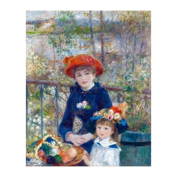 cuadros de retrato - Cuadro -Dos Hermanas, 1881-
