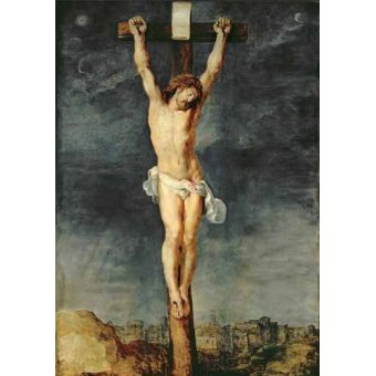 cuadros religiosos - Cuadro -Cristo en la cruz-