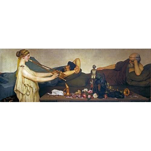Cuadro -La siesta, Escena Pompeyana-, Lawrence Alma-Tadema