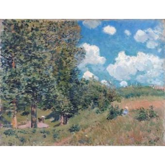 cuadros de paisajes - Cuadro -The Road from Versailles to Saint-Germain, 1875-