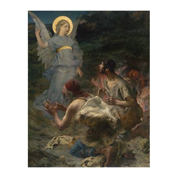 cuadros religiosos - Cuadro -La Anunciación a Los Pastores, 1875-