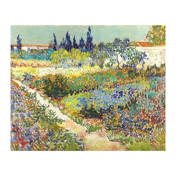 cuadros de paisajes - Cuadro -Garden at Arles, 1888-