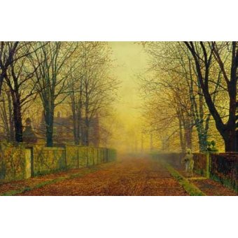 cuadros de paisajes - Cuadro -Evening_Glow, 1888-
