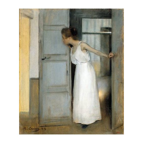 cuadros de retrato - Cuadro -Over My Dead Body, 1893-
