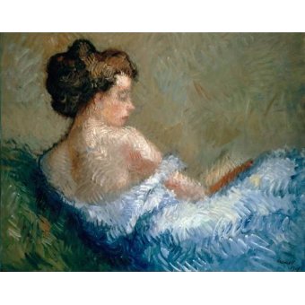 cuadros de retrato - Cuadro -Figure crouching-