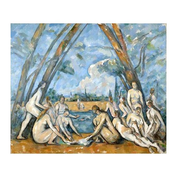 cuadros de retrato - Cuadro -The Large Bathers, 1906-