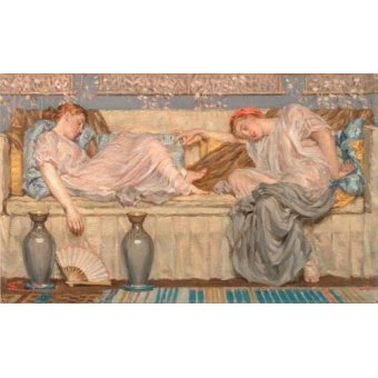 cuadros de retrato - Cuadro -Beads_(study), 1875-