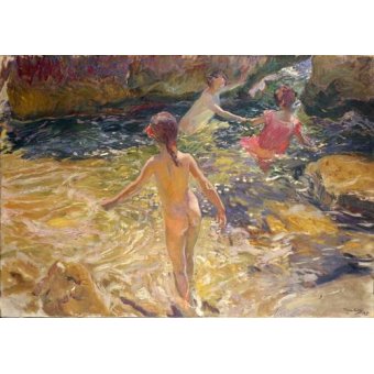 cuadros de marinas - Cuadro -El baño, Jávea-