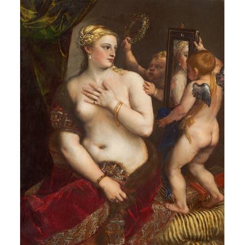 cuadros de desnudos - Cuadro -Virgen Gitana-