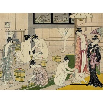cuadros etnicos y oriente - Cuadro -Bathhouse women-