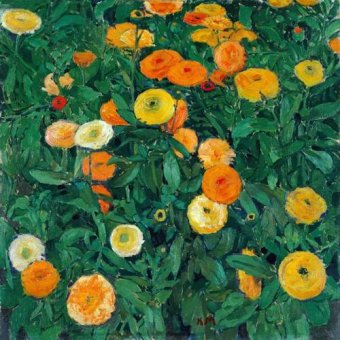 cuadros de flores - Cuadro -Caléndulas (Marigolds)-