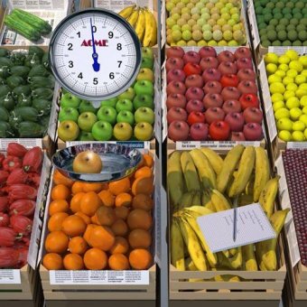 cuadros modernos - Cuadro -Fruteria-