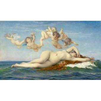 cuadros de desnudos - Cuadro -El Nacimiento de Venus-