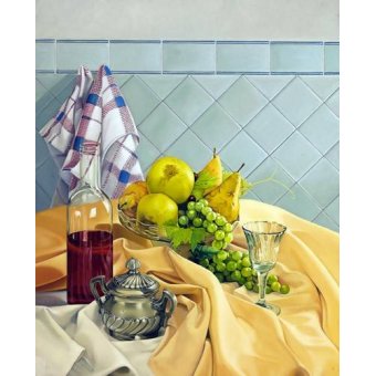 cuadros de bodegones - Cuadro -Bodegon con frutas-