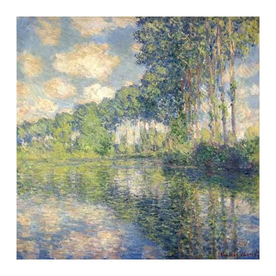 cuadros de paisajes - Cuadro -Poplars on the Epte-