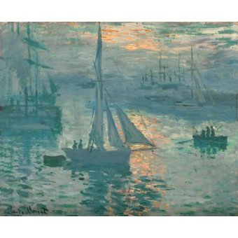 cuadros de marinas - Cuadro -Sunrise (Marina)-
