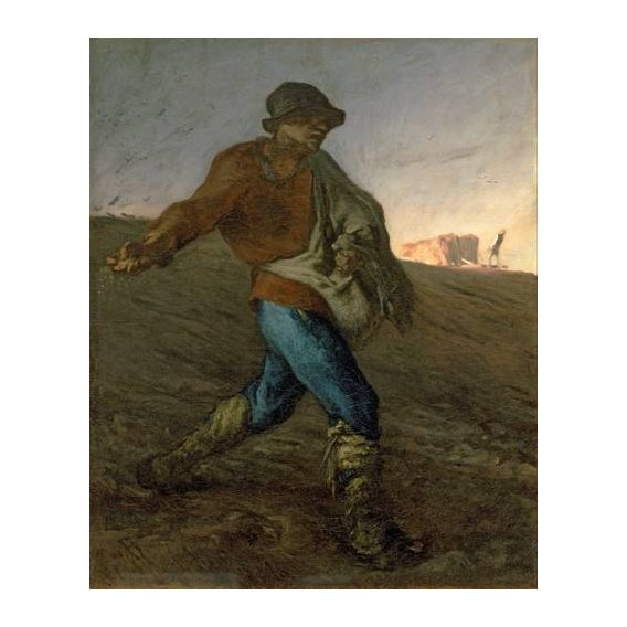 cuadros de retrato - Cuadro -El Sembrador-