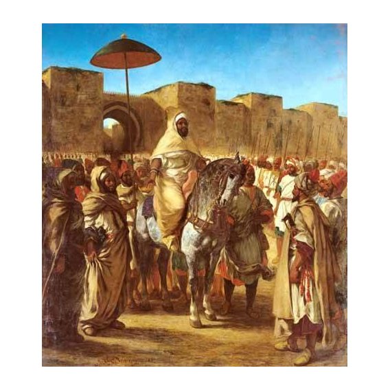 cuadros de retrato - Cuadro -The Sultan Of Morocco-