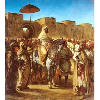 cuadros de retrato - Cuadro -The Sultan Of Morocco-