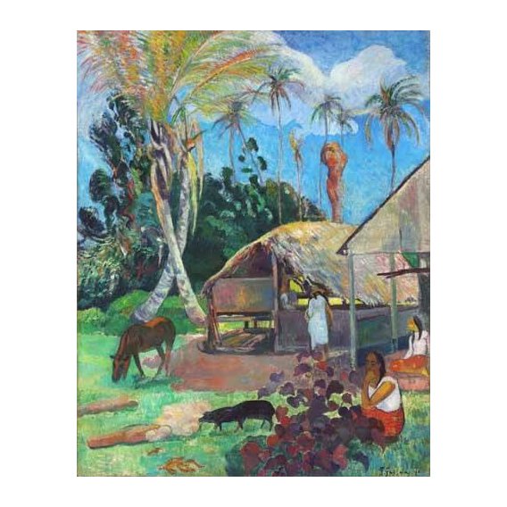 cuadros de paisajes - Cuadro -The Black Pigs-