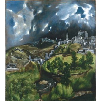 cuadros de paisajes - Cuadro -Vista de Toledo, 1596-