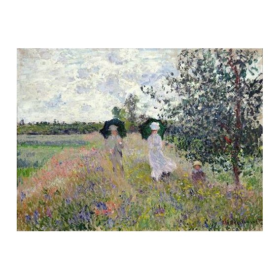 cuadros de paisajes - Cuadro -Promenade pres d'Argenteuil, 1873-