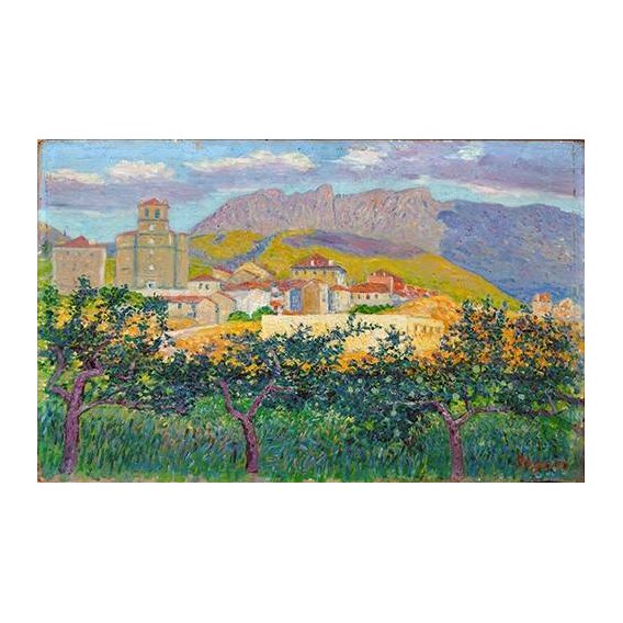 cuadros de paisajes - Cuadro -Oyarzum-